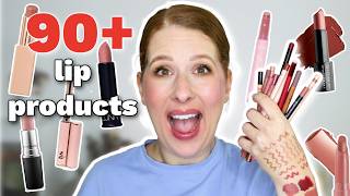 Swatching my ENTIRE lip collection!! | 💄 Happy National Lipstick Day 💄