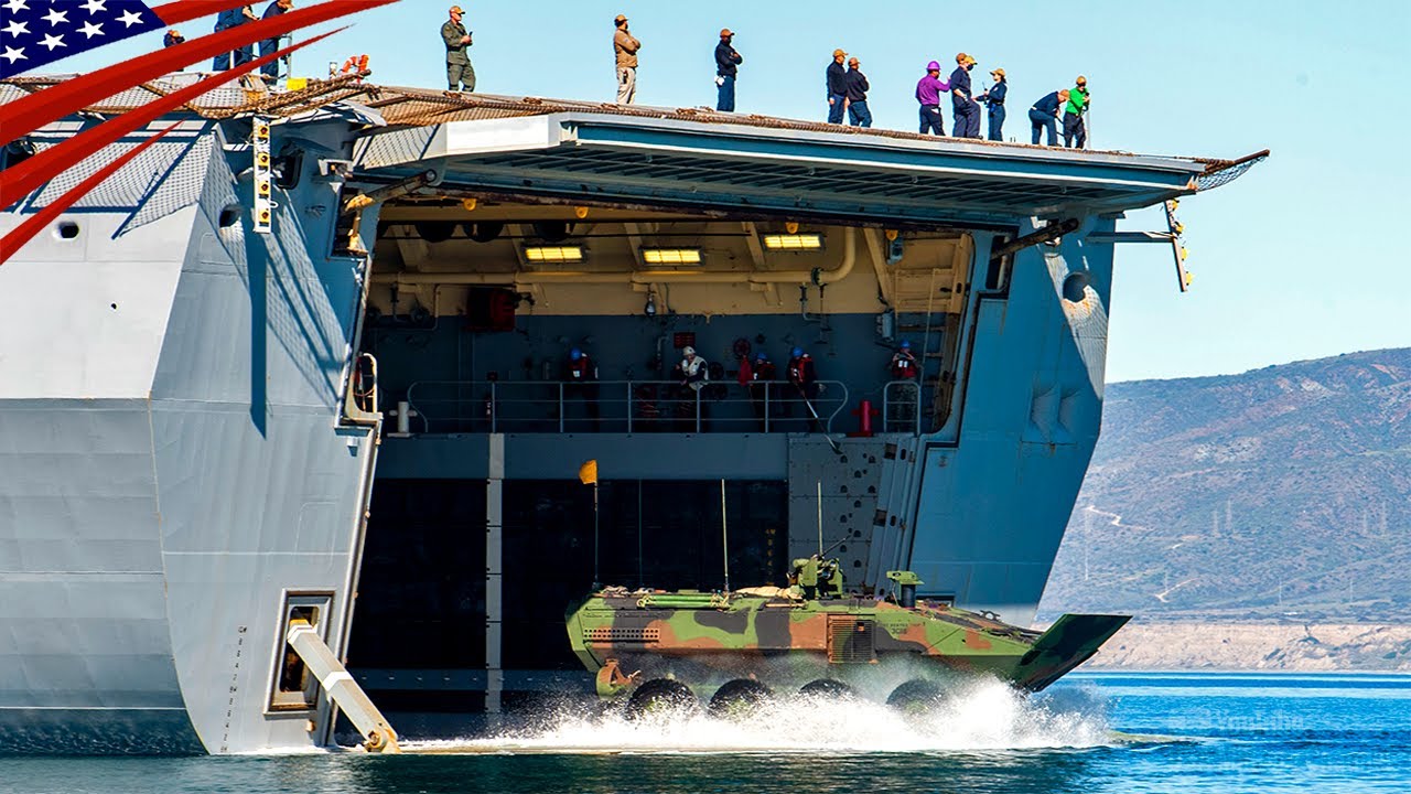 America's New Amphibious Combat Vehicles Take the Plunge into the Sea