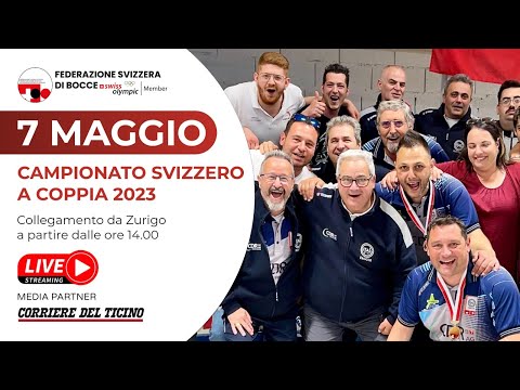 Campionato Svizzero a Coppia 2023 - Bocce - Zurigo