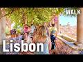 LISBON 4K Walking Tour Portugal Walk With Captions Immersive Sound 4K Ultra HD 60fps