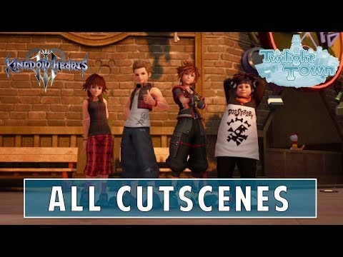 Twilight Town - All Cutscenes | Kingdom Hearts 3