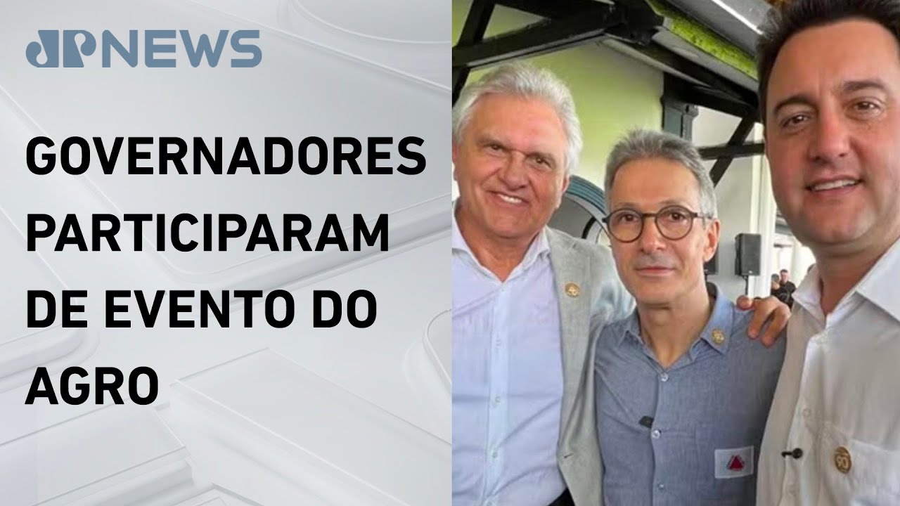 Zema, Caiado e Ratinho Junior sinalizam possível chapa para eleições de 2026