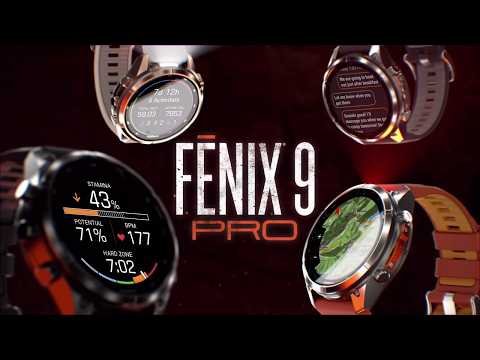 Išmanusis laikrodis Garmin fēnix® 9 Pro – 43mm, Titanas su rūko pilkos / tamsios smiltainio spalvos silikoniniu dirželiu | 010-04335-86