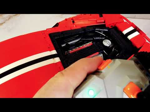 Bricksclubs-CaDA C61042 Ferrari 488 Pista Supercar Master Series Remote Control Building Blocks Toy