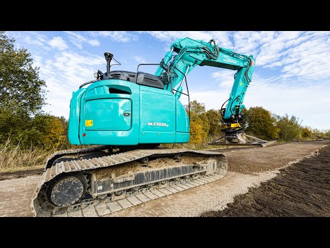 Kobelco SK270SRLC-7 2PB voor Overvest
