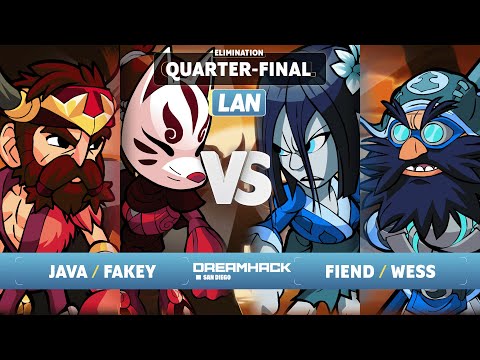 Java & Fakey vs Fiend & Wess - Elimination Quarter-Final - Dreamhack San Diego 2023 - LAN 2v2