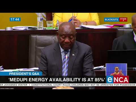 Medupi energy availability at 85% Ramaphosa