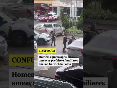 Homem é preso após ameaçar prefeito #shorts #noticias