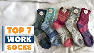 7 Best Work Socks for All-Day Comfort & Durability