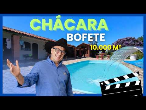 Chácara de 10.000 m²  em Bofete no interior de São Paulo