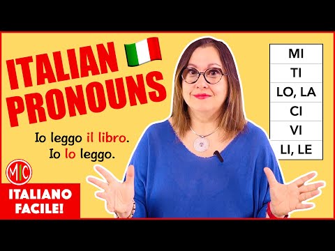 How to Use Italian Pronouns - LO/LA & Other Pronouns Made Easy | I pronomi oggetto diretto