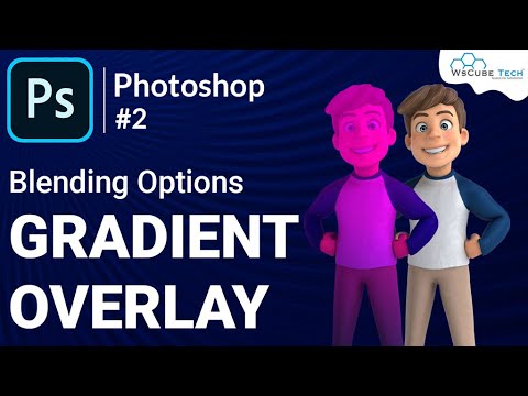 How to use Colorful Gradient Overlay Effect in Photoshop | Adobe Photoshop Tutorials