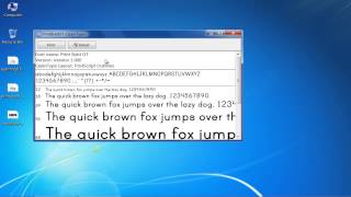 How to Install Fonts in Windows 7