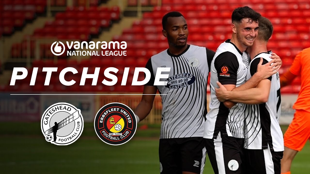 All access at Gateshead’s first win at the GIS! 🙌 | Gateshead 4-1 Ebbsfleet United | PITCHSIDE