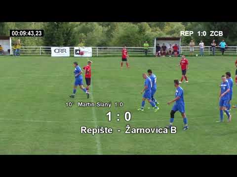 10.9.2017 Repište - Žarnovica B 4:1 (1:0) GÓLY