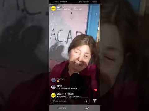 Talca: Mujer llora pérdida total de su local de confección de ropa