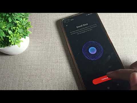 FACE LOCK in realme x50 pro phone, how to set face lock