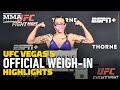 UFC Vegas 5 Official Weigh-In Highlights - MMA Fighting