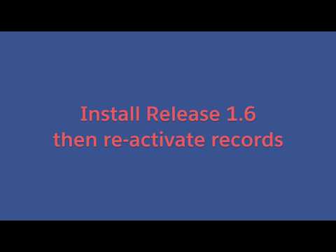 Mass Action Scheduler - Upgrading to Release 1.6 (no audio)