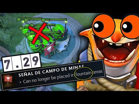 RIP Fountain Farming Strat!! 7.29 Patch Techies Bully Enemy in *New Map Jungle*