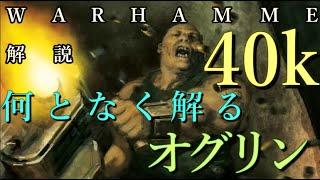 【解説】WARHAMMER40k】なんとなく解る！オグリン【夜のお兄ちゃん実況】 #warhammer #darktide