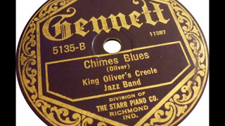 King Oliver's Creole Jazz Band plays "'Chimes Blues" on Gennett 5135 (1923)