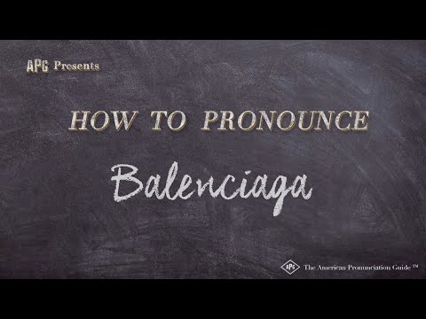 How to Pronounce Balenciaga (Real Life Examples!)