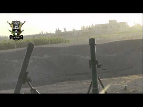 استهداف كتيبة أسامة بن زيد بقذائف الهاون مواقع قوات النظام على طريق مطار دمشق الدولي في ريف دمشق