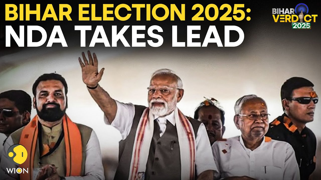 Bihar Election 2025 Results LIVE: NDA Leads On 194 Seats, MGB Trails Far Behind | WION Live