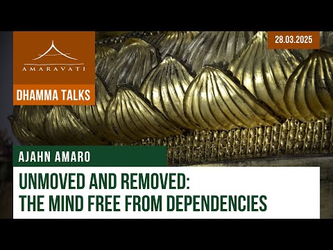 Unmoved and Removed: The Mind Free From Dependencies | Ajahn Amaro | 28.03.2025