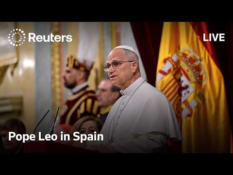 Video Thumbnail: LIVE: Pope Leo continues visit to Spain