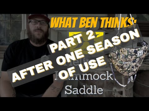 What Ben Thinks: Hawk Helium Hammock Saddle (Part 2 - After One Season of Use)