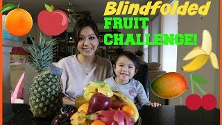 Guess the Fruit Challenge Blindfolded | AverysPlaytime