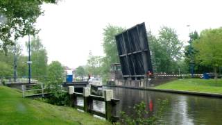 preview picture of video 'Hoenkoopsebrug, Basculebrug Oudewater'
