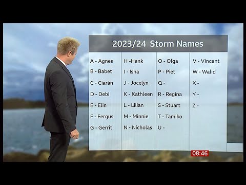 Weather images + Meteorological Autumn begins, Storm names & Lindisfarne (UK) - BBC - 1/Sep/2023