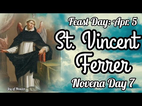Most Powerful Novena to ST. VINCENT FERRER Day 7 / Patron Saint of Builders