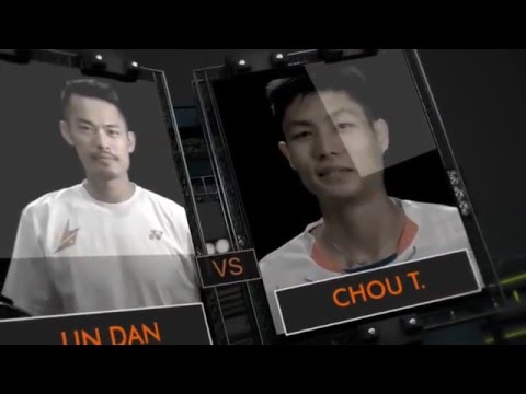 Yonex German Open 2016 | Badminton F M5-MS | Chou Tien Chen vs Lin Dan