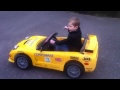Sam Drives His Yellow Racing Car