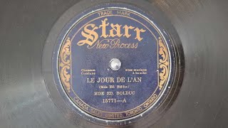 Le jour de l'an (1930) - La Bolduc - Starr (Apex Français) 15771-A