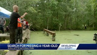Search for missing 4-year-old boy at Jean Lafitte National Park enters 5th day