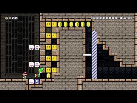 ヨッシーパクパクチャレンジ/COIN CHALLENGE by SILVERかい - SUPER MARIO MAKER - No Commentary 一 1AJ