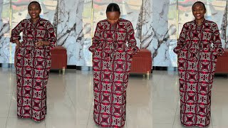 MISHONO YA MAGAUNI MAREFU YA VITENGE WANAWAKE WENYE SHEPU.
