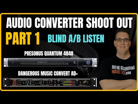 PreSonus Quantum 4848 v.s. Dangerous Music Convert AD+ | Converter Shoot Out