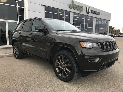 2016| Jeep| Grand Cherokee| Limited| 75th Anniversary| Leather| Sunroof| 4X4| Grove Dodge