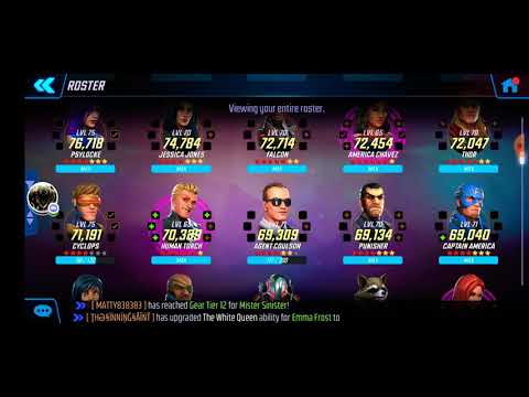 Cyclops in the Raid orbs - Raid Orb Opening - Marvel Strike Force