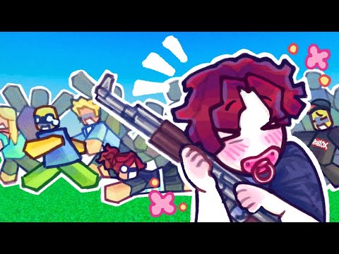 Trolling As a BABY With ADMIN COMMANDS in Roblox...