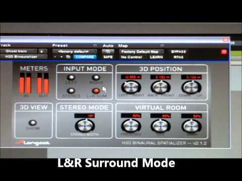 H3D Longcat Binaural Spatializer Plug in