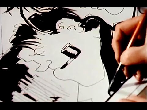Jacques Tardi drawing Nestor Burma
