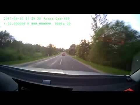 Погоня за пьяным водителем в Белоруссии