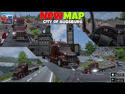 DRIVING ACROSS THE NEW MAP | Universal Truck Simulator by Interactive360 - YouTube